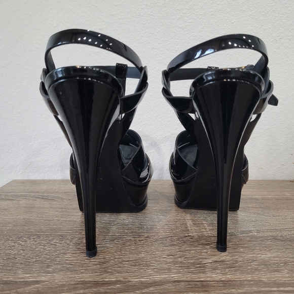 Yves Saint Laurent New Tribute Plataform Sandals - Picture 5 of 9